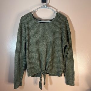 Cozy Long Sleeve Top with Back Accent